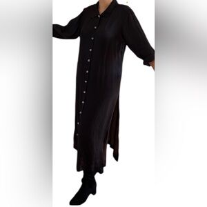Dana Buchman silky dress/cardigan